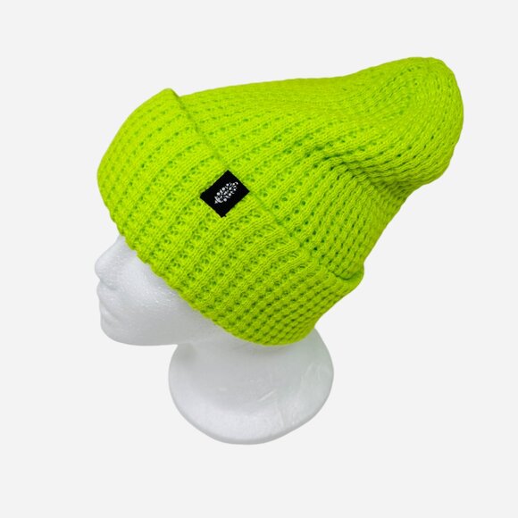 Free People Blissful Breeze Beanie in Neon Green OS NWT main image 4